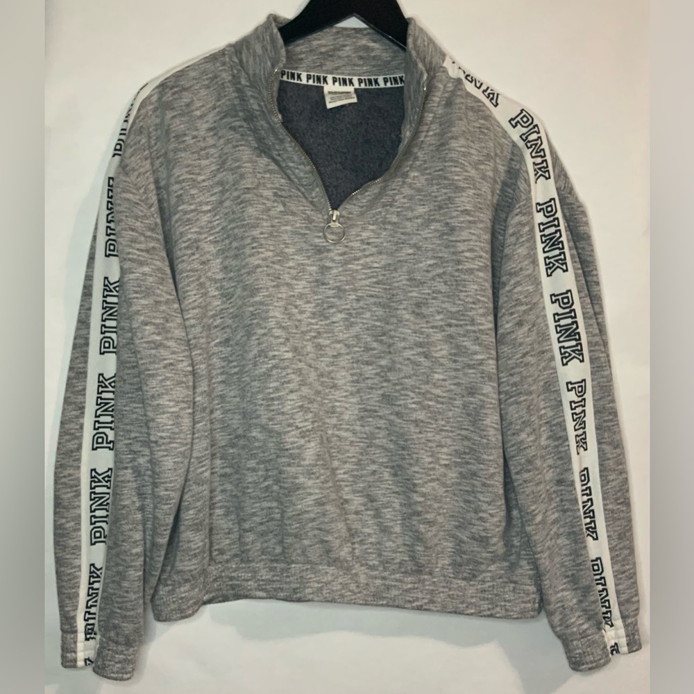 VS Pink Gray Sweatshirt / Jacket
